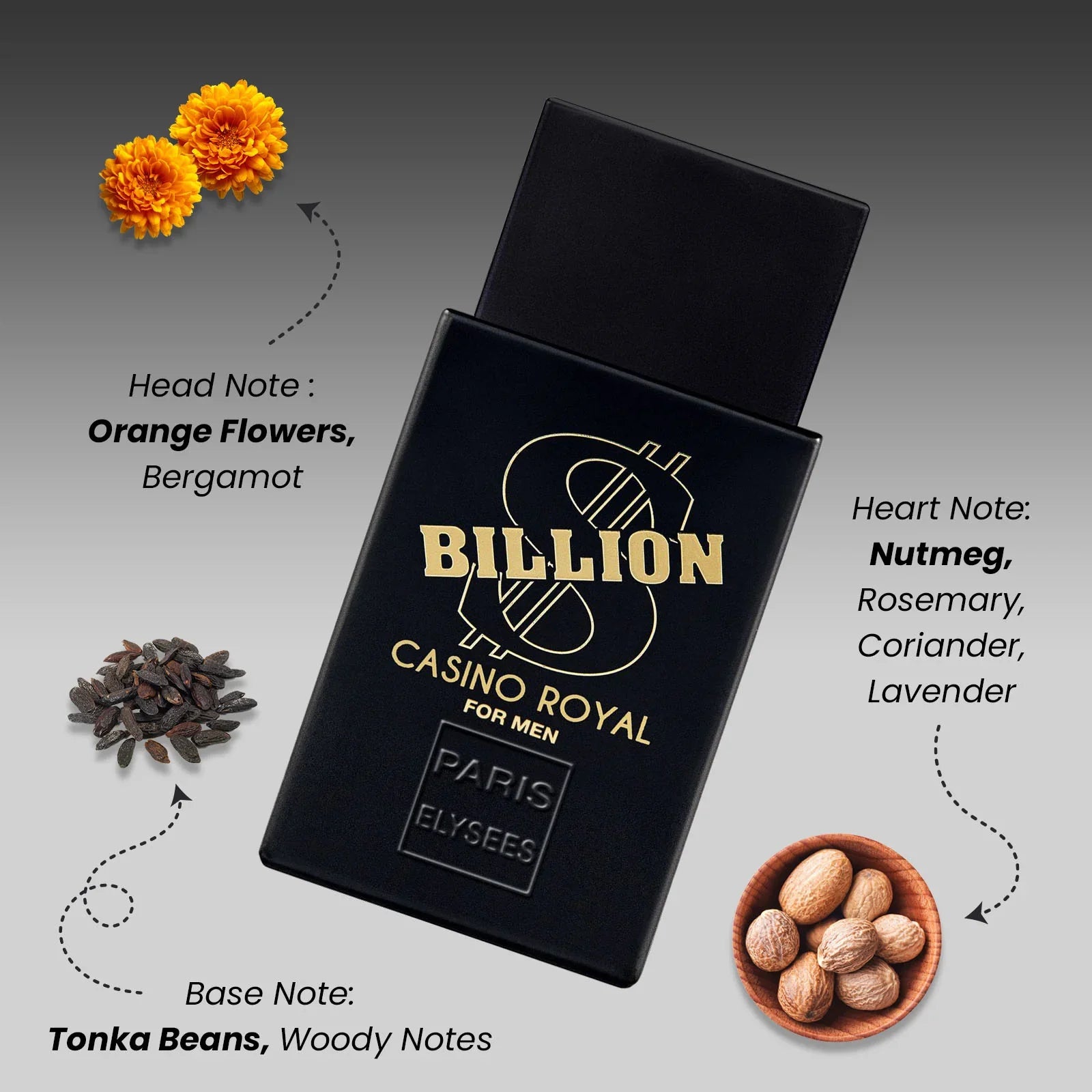 Billion Dollar Casino Royal Perfume for Men - Paris Elysees