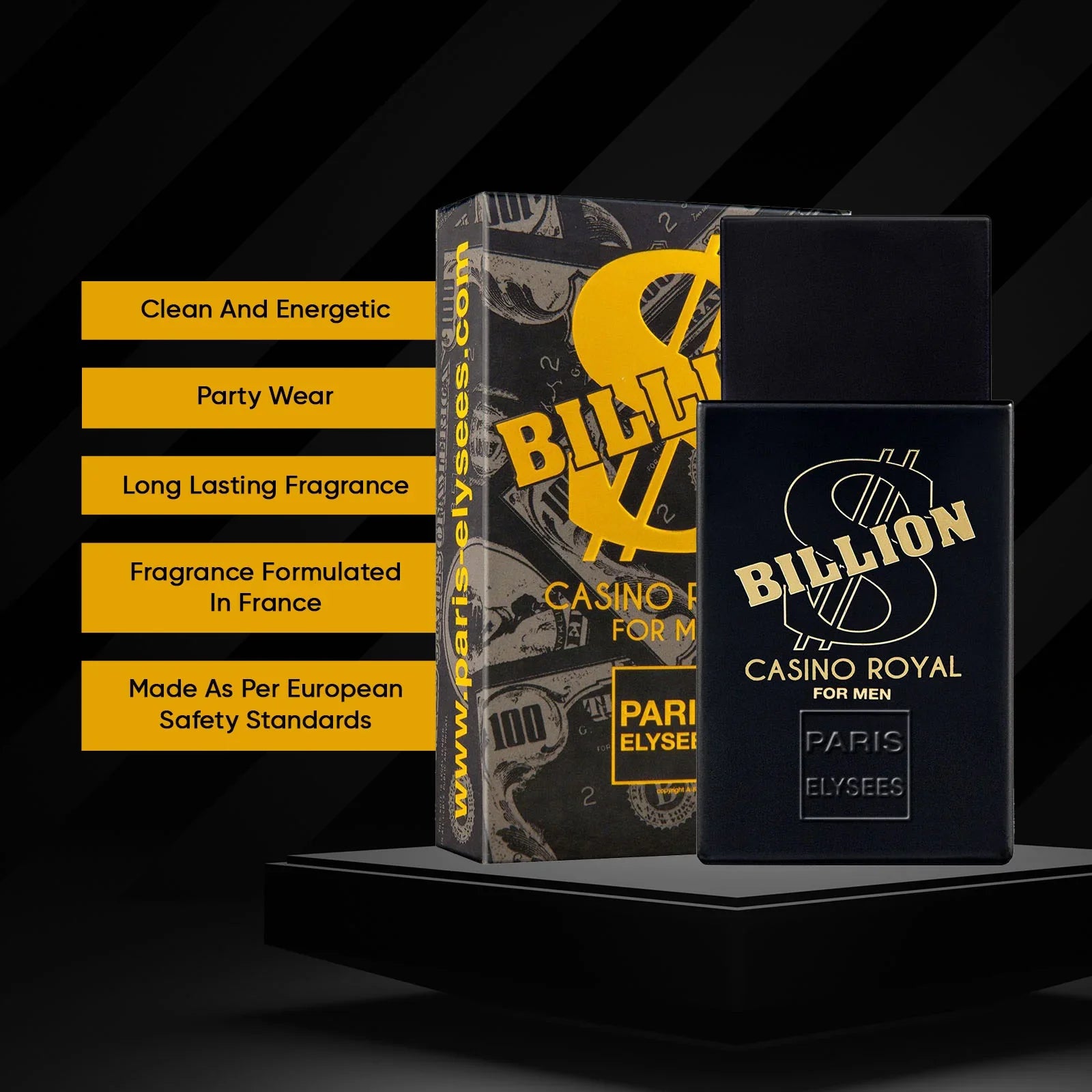 Billion Dollar Casino Royal Perfume for Men - Paris Elysees