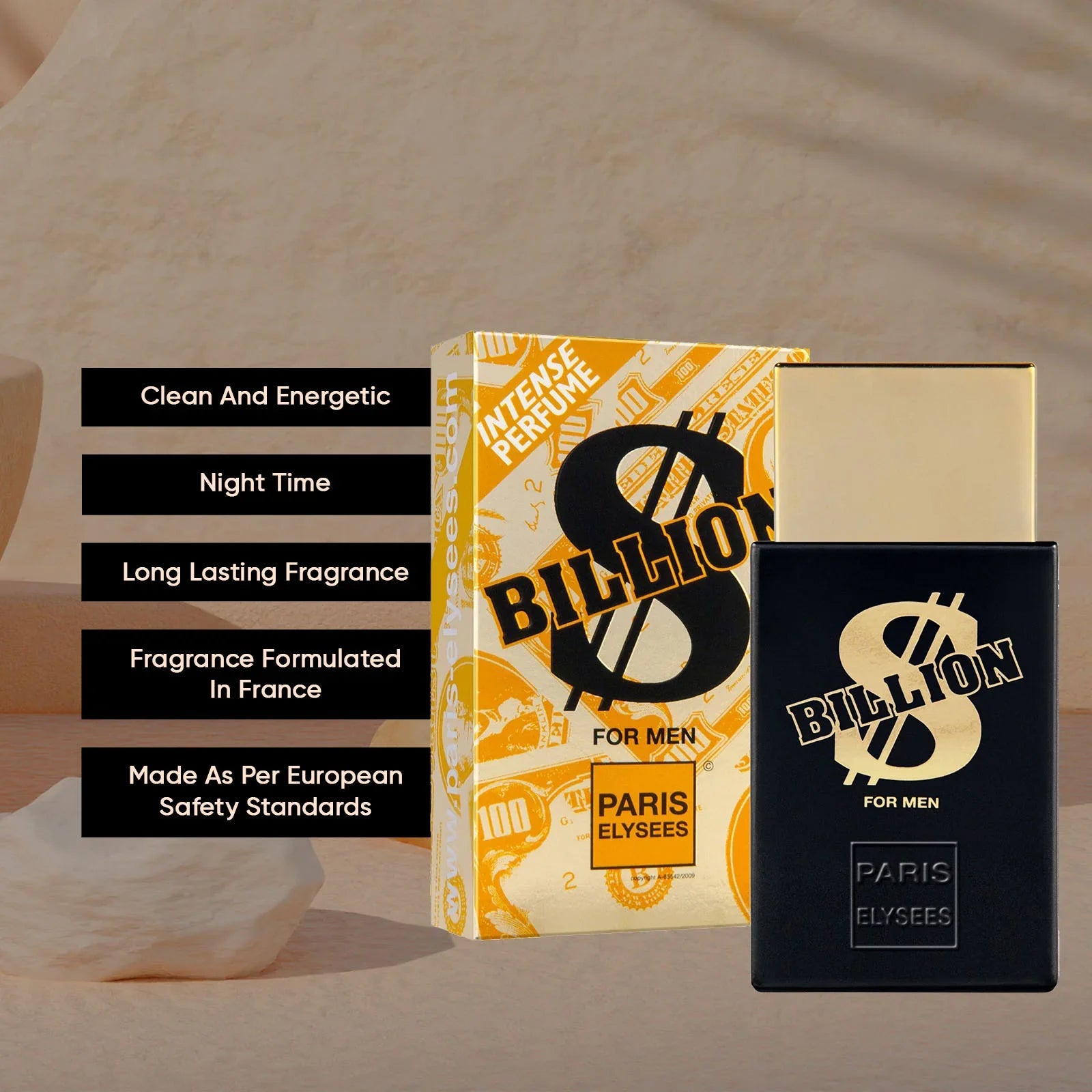 Billion Dollar Perfume For Men - Paris Elysees
