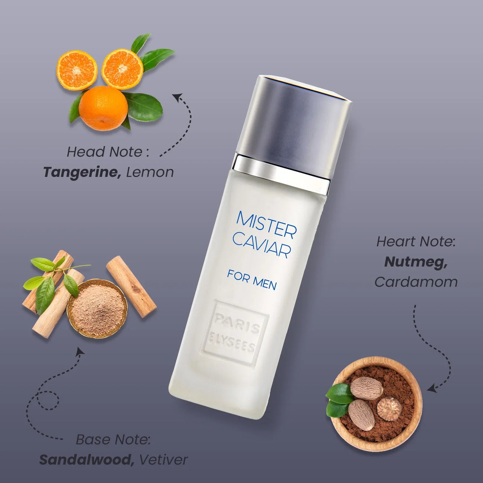 Caviar Mister Perfume For Men - Paris Elysees