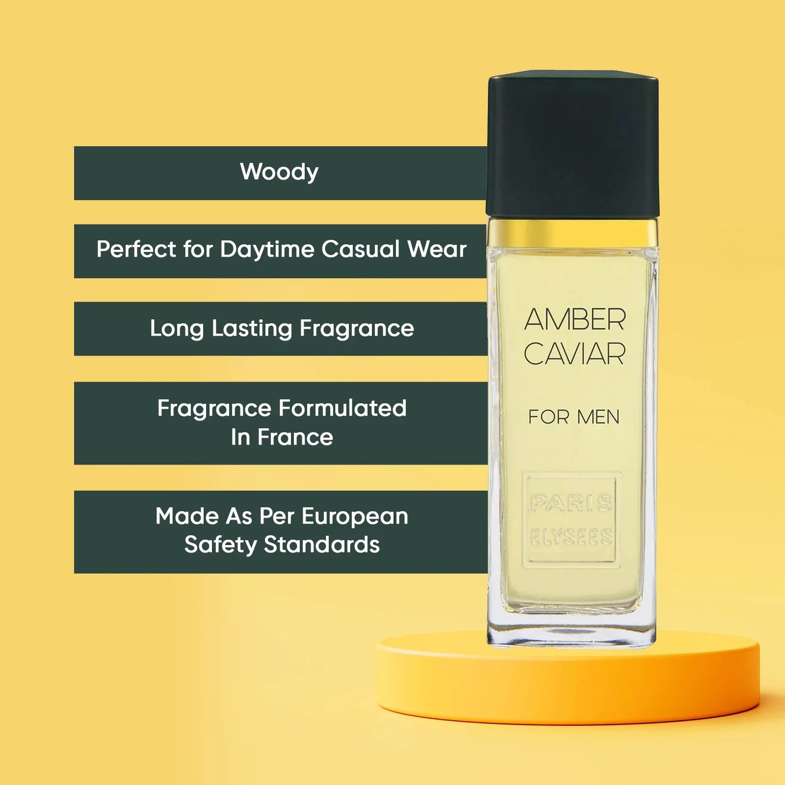 Caviar Amber Perfume For Men - Paris Elysees