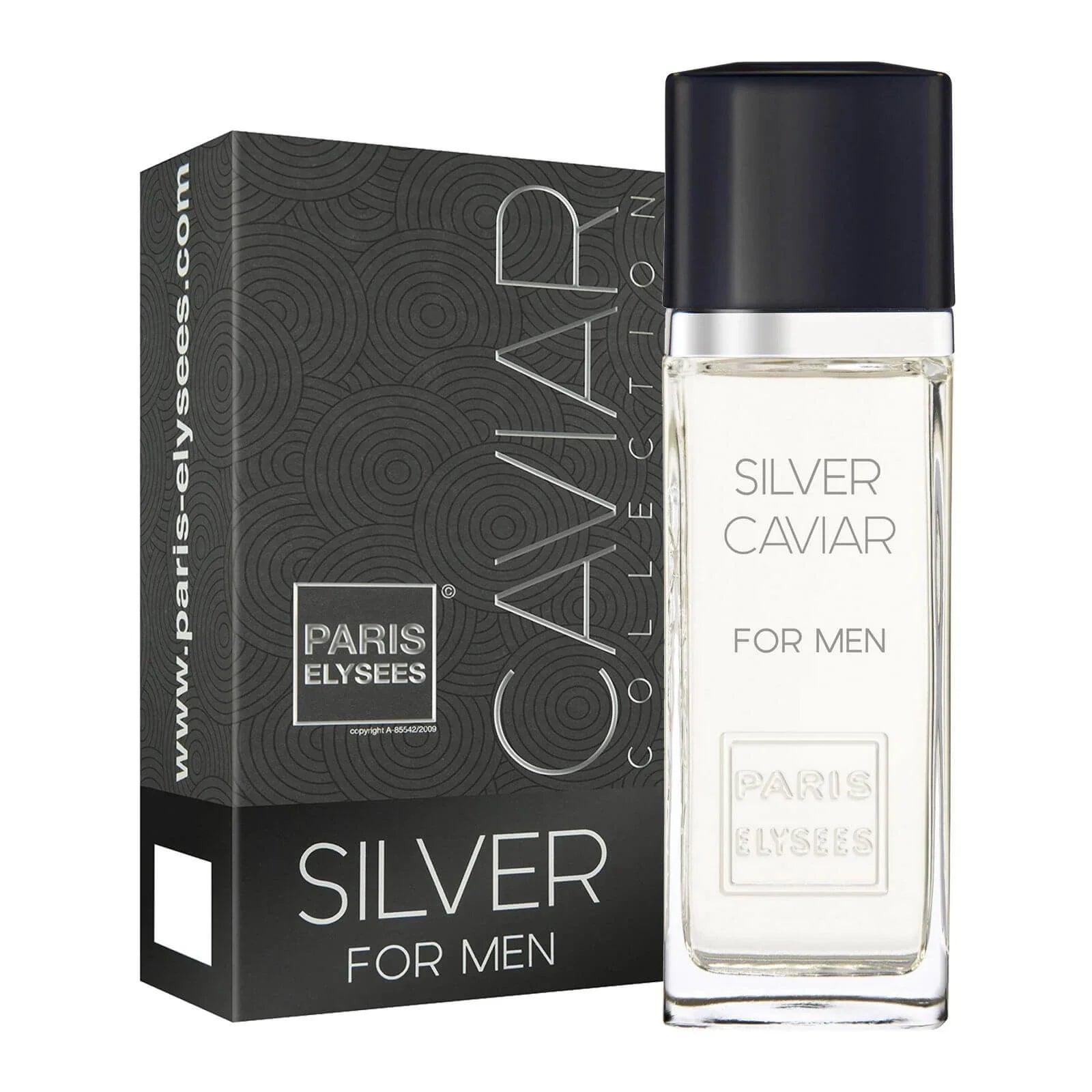 CAVIAR SILVER PERFUME FOR MEN - Paris Elysees