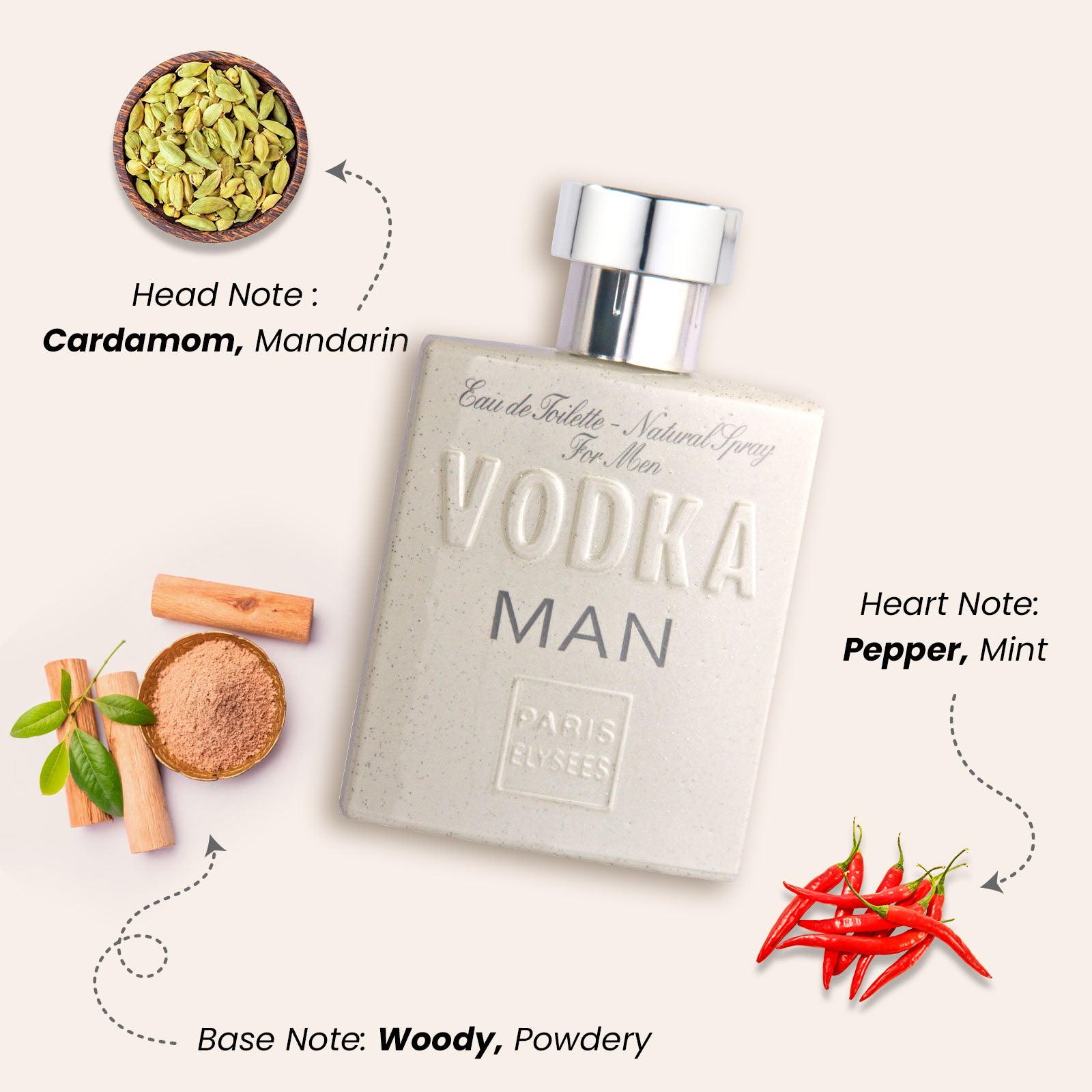 Vodka Man Perfume For Men 100 ml