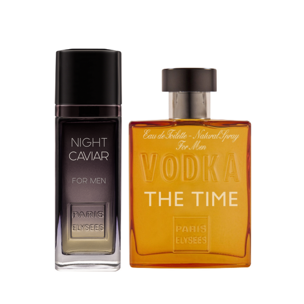 Caviar Night & Vodka The Time Perfume Combo EDT For Men 100 Ml Each