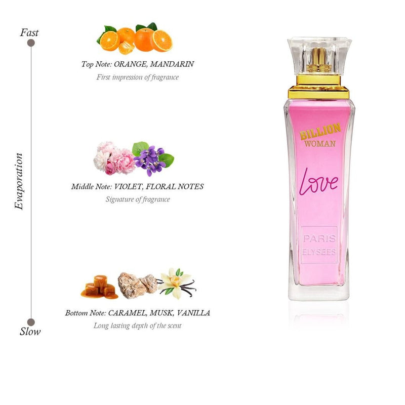 Billion Woman Love Perfume For Women 100ml